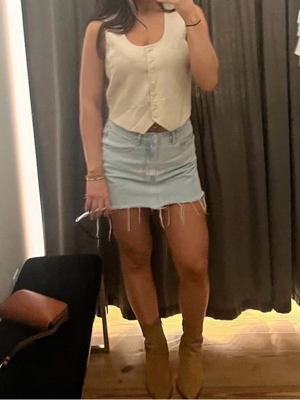 H&M Cream Vest Top